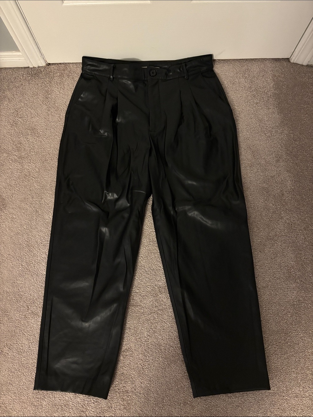 Zara Faux Leather Pants